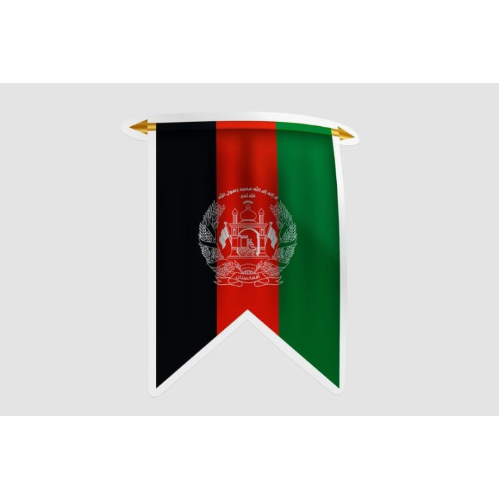 Afghanistan Flag Style 13 Sticker - DecalsHouse