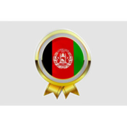 Afghanistan Flag Style 7 Sticker - DecalsHouse