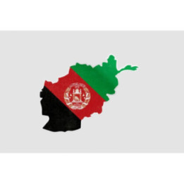 Afghanistan Map Style 4 Sticker - DecalsHouse
