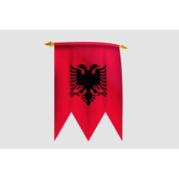 Albania Flag Style 11 Sticker - DecalsHouse