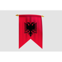 Albania Flag Style 9 Sticker - DecalsHouse