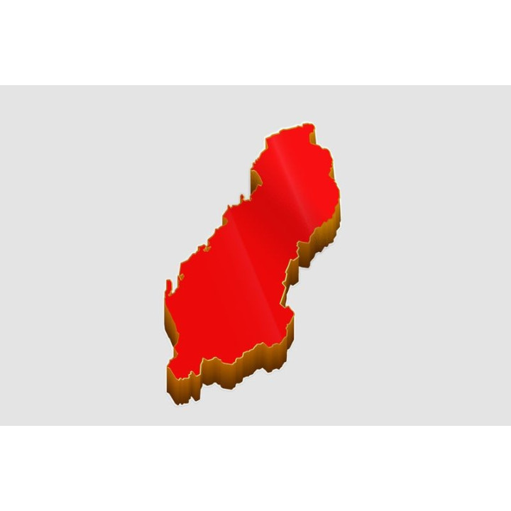 Albania Map Style 5 Sticker - DecalsHouse