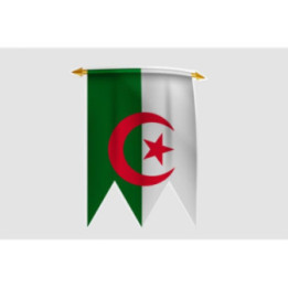 Algeria Flag Style 13 Sticker - DecalsHouse