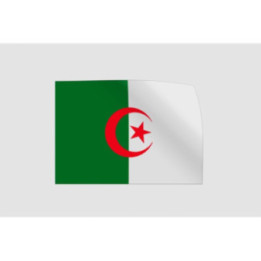 Algeria Flag Style 20 Sticker - DecalsHouse