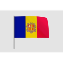 Andorra Flag Style 13 Sticker - DecalsHouse