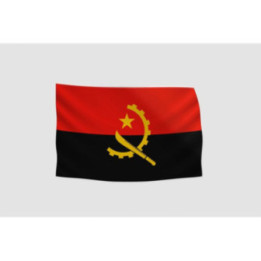 Angola Flag Style 12 Sticker - DecalsHouse
