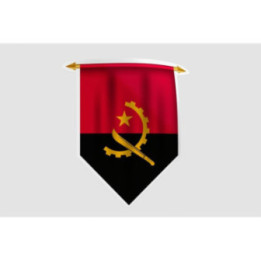 Angola Flag Style 2 Sticker - DecalsHouse