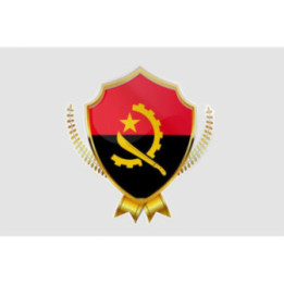 Angola Flag Style 21 Sticker - DecalsHouse