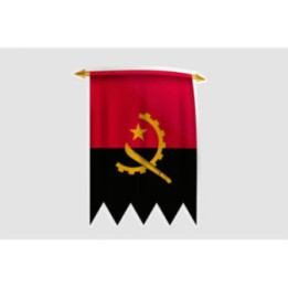 Angola Flag Style 9 Sticker - DecalsHouse