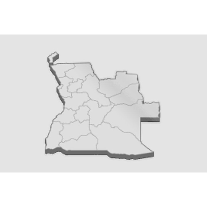 Angola Map Style 5 Sticker - DecalsHouse