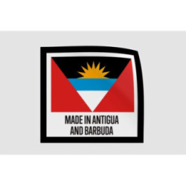 Antigua And Barbuda Quality Made In Style 4 Sticker - DecalsHouse