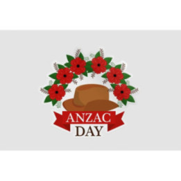Anzac Day Red Poppy Stickers – Remembrance Decals (2-Pack)