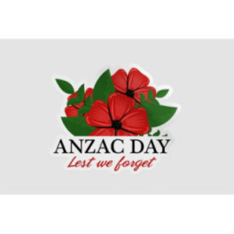 Anzac Day Lest We Forget Stickers – Poppy Decals (2-Pack)