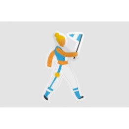 Argentina Fan Style 5 Sticker - DecalsHouse