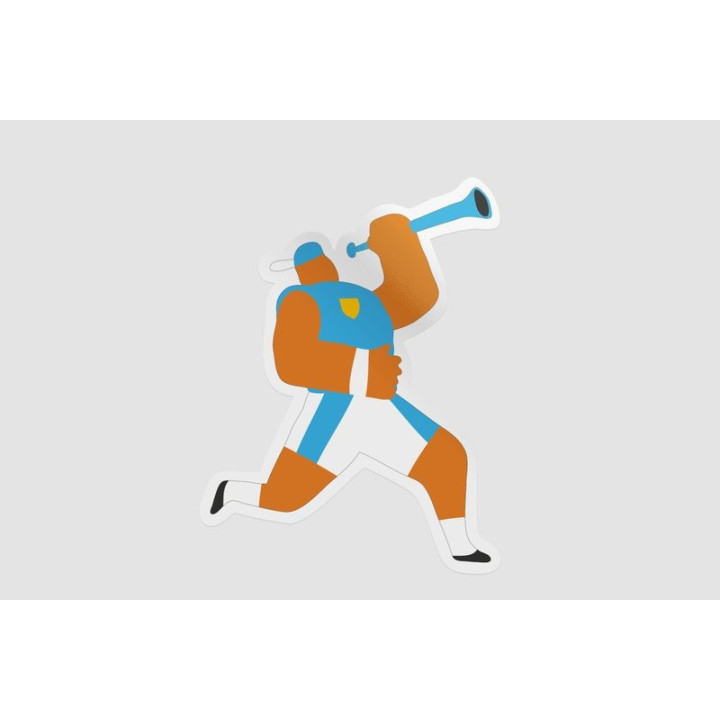 Argentina Fan Style 8 Sticker - DecalsHouse