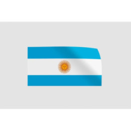 Argentina Flag Sticker - DecalsHouse