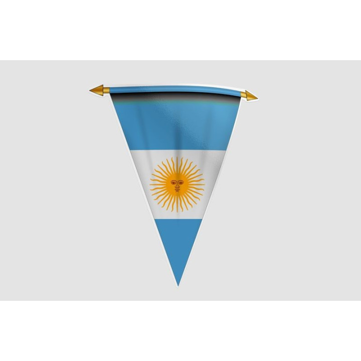 Argentina Flag Style 12 Sticker - DecalsHouse