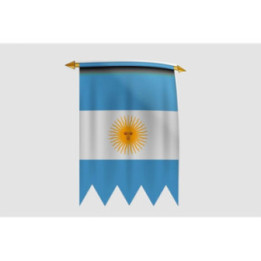 Argentina Flag Style 14 Sticker - DecalsHouse
