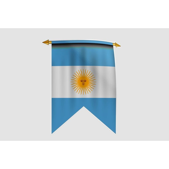 Argentina Flag Style 6 Sticker - DecalsHouse