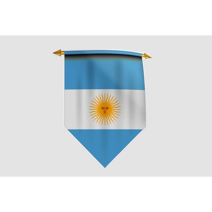 Argentina Flag Style 7 Sticker - DecalsHouse