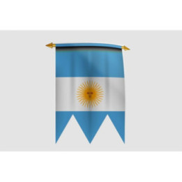 Argentina Flag Style 8 Sticker - DecalsHouse