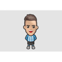 Argentina Football Player Sticker - DecalsHouse