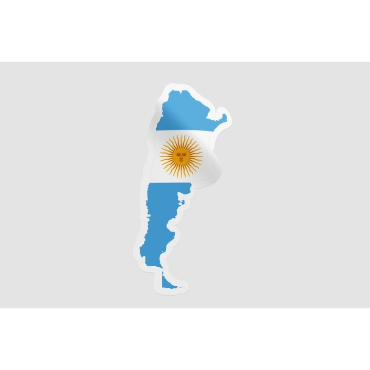 Argentina Map Style 11 Sticker - DecalsHouse