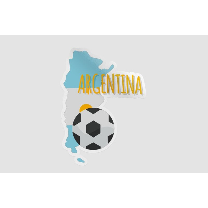 Argentina Map Style 23 Sticker - DecalsHouse