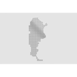 Argentina Map Style 3 Sticker - DecalsHouse