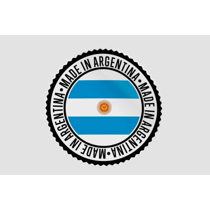 Argentina Quality Made In Label Style 3 Sticker - DecalsHouse