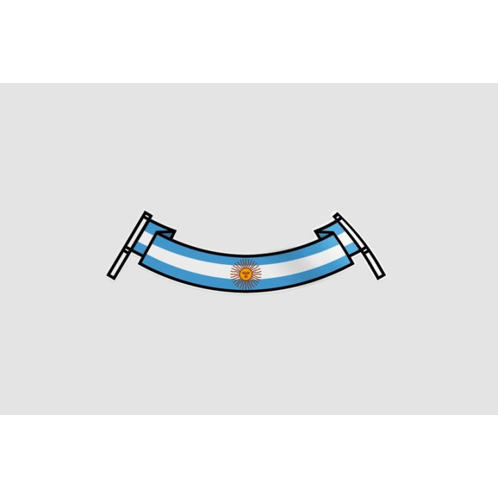 Argentina Soccer Supporter Gear Sticker - DecalsHouse