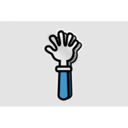 Argentina Soccer Supporter Gear Style 8 Sticker - DecalsHouse