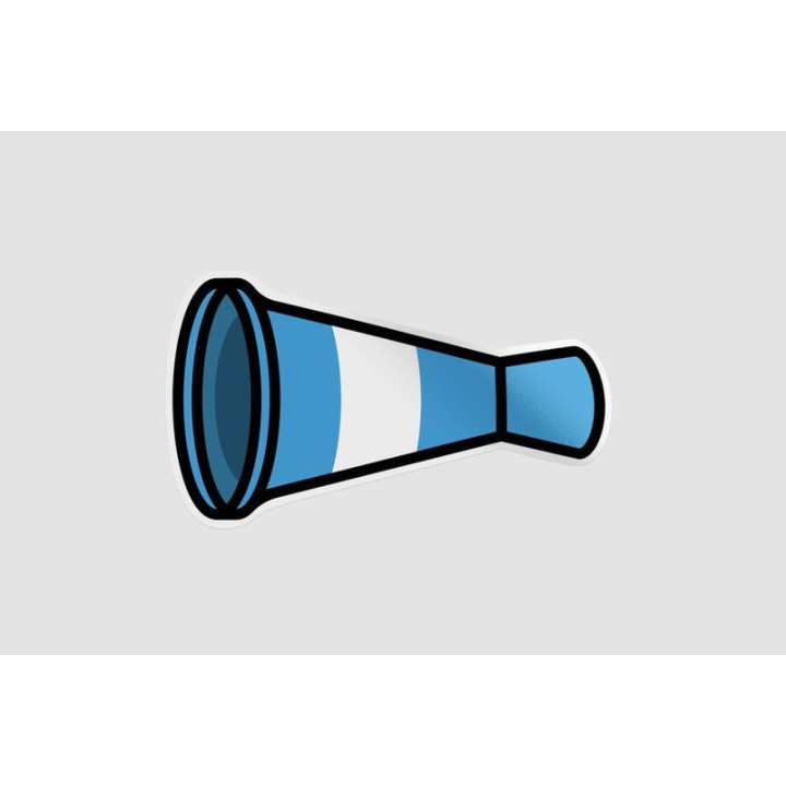 Argentina Soccer Supporter Gear Style 9 Sticker - DecalsHouse