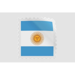 Argentinian Flag Style 11 Sticker - DecalsHouse