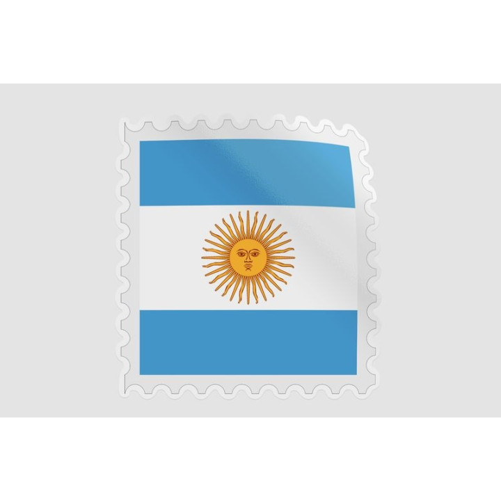 Argentinian Flag Style 11 Sticker - DecalsHouse