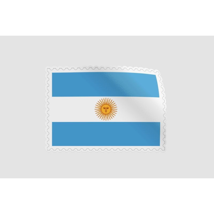 Argentinian Flag Style 12 Sticker - DecalsHouse
