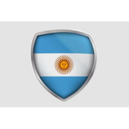 Argentinian Flag Style 2 Sticker - DecalsHouse