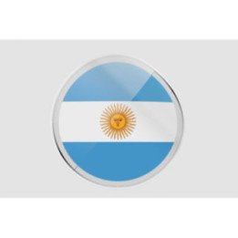 Argentinian Flag Style 9 Sticker - DecalsHouse