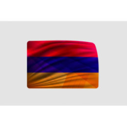 Armenia Flag Style 10 Sticker - DecalsHouse