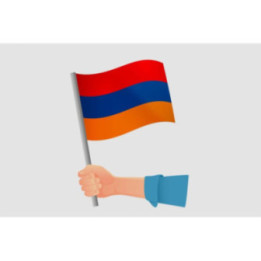 Armenia Flag Style 14 Sticker - DecalsHouse