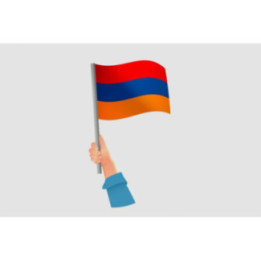 Armenia Flag Style 15 Sticker - DecalsHouse
