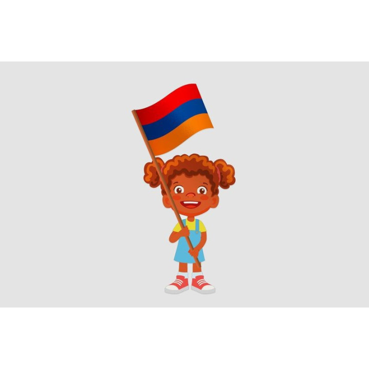 Armenia Flag Style 21 Sticker - DecalsHouse