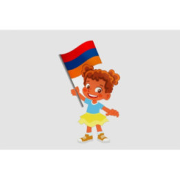 Armenia Flag Style 23 Sticker - DecalsHouse