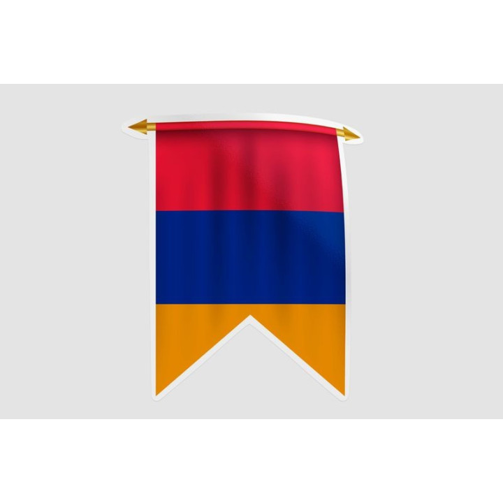 Armenia Flag Style 30 Sticker - DecalsHouse