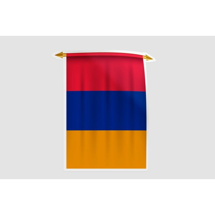 Armenia Flag Style 34 Sticker - DecalsHouse
