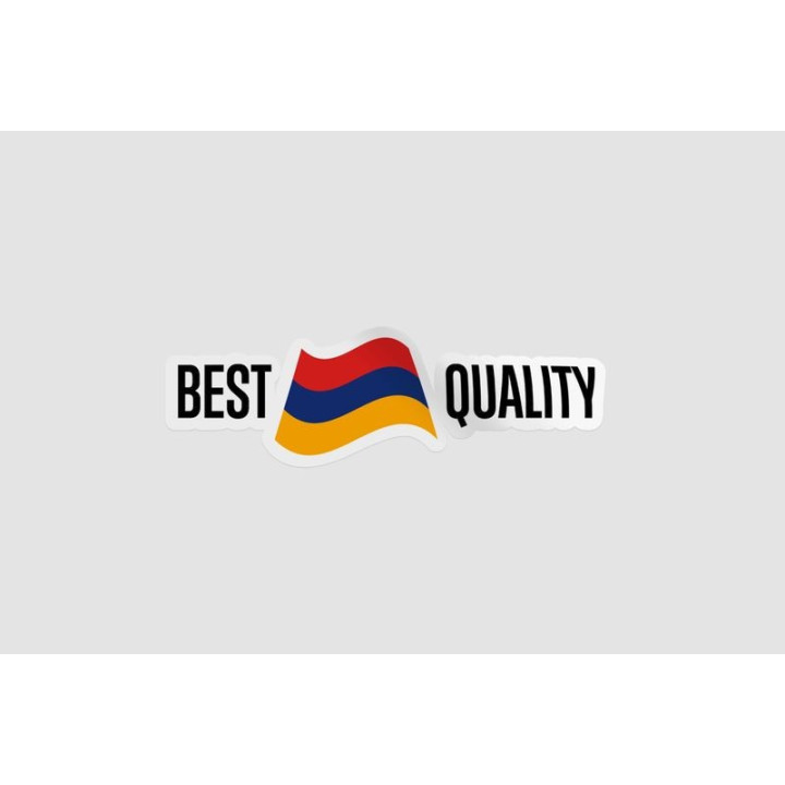 Armenia Made In Quality Label Style 2 Sticker - DecalsHouse