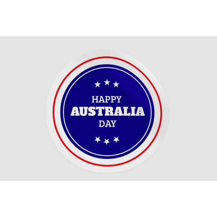 Australia Day Badge Style 3 Sticker - DecalsHouse