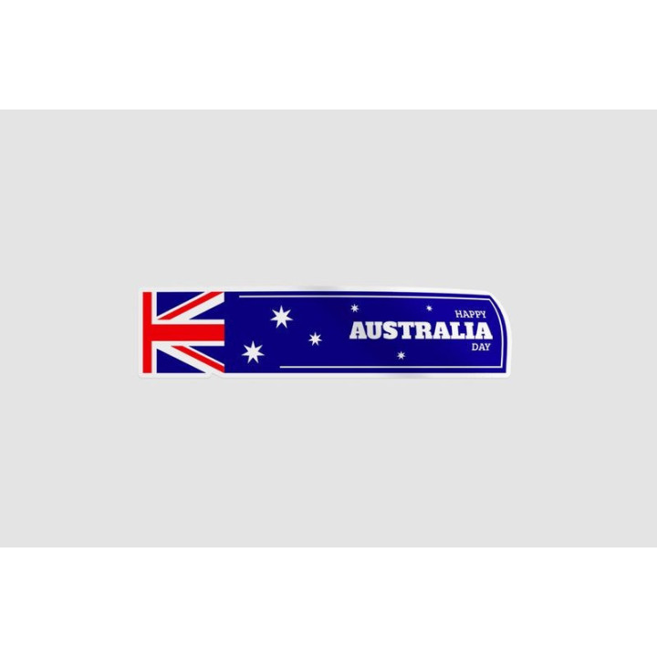 Australia Day Badge Style 4 Sticker - DecalsHouse