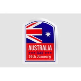 Australia Day Badge Style 6 Sticker - DecalsHouse