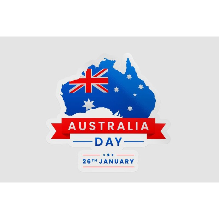 Australia Day Style 11 Sticker - DecalsHouse